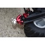 ALUMINUM FRONT KNUCKLE ARM WITH STEERING ROD FOR LOSI 1/8 LMT 