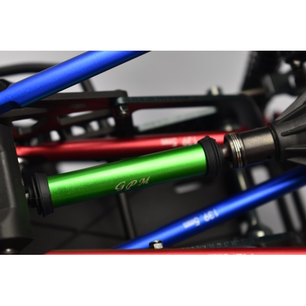 STEEL+ALUMINIUM FRONT+REAR UNIVERSAL CVD DRIVE SHAFT FOR LOSI 1/8 LMT