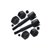 4140 CARBON STEEL REAR WHEEL AXLE FOR LOSI 1/8 LMT 1.0 / 2.0 