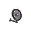 MEDIUM CARBON STEEL FRONT/REAR BEVEL GEAR SET 13T/43T FOR LOSI 1/8 LMT 1.0 / 2.0 
