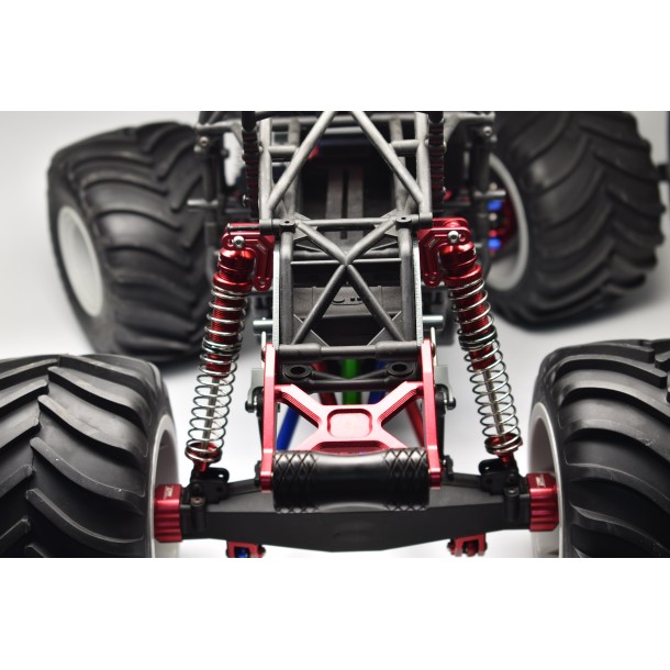 ALUMINUM FRONT/REAR ADJUSTABLE SPRING DAMPERS (130MM) FOR LOSI 1/8 LMT