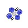 ALUMINUM 7075 HEX ADAPTERS (12MM) FOR LOSI 1/18 Mini LMT Megalodon 2S