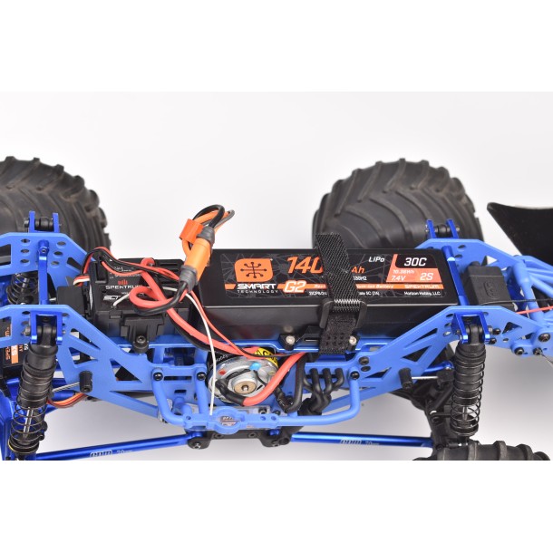 ALUMINUM 7075 LARGE CAPACITY BATTERY COMPARTMENT WITH ESC AND RECEIVING BRACKET FOR LOSI 1/18 Mini LMT