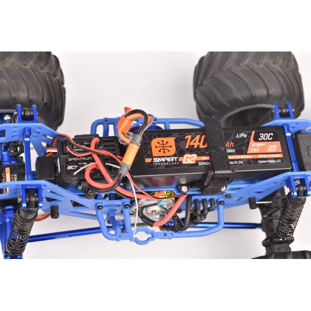ALUMINUM 7075 LARGE CAPACITY BATTERY COMPARTMENT WITH ESC AND RECEIVING BRACKET FOR LOSI 1/18 Mini LMT