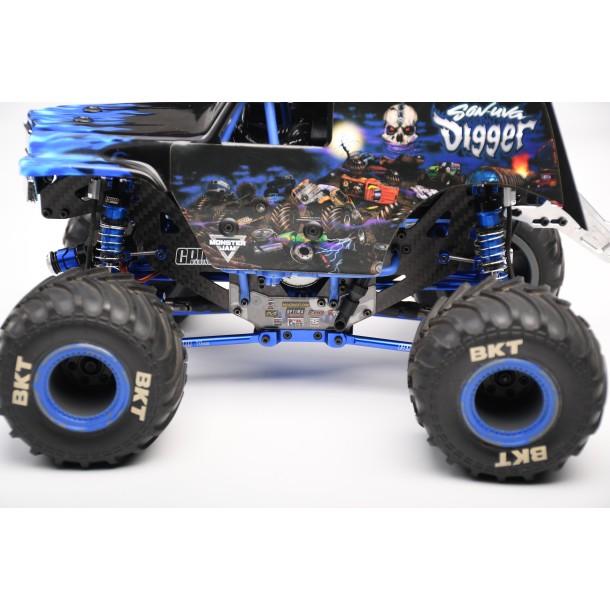 CARBON FIBER CHASSIS SIDE PANELS FOR LOSI 1/18 Mini LMT
