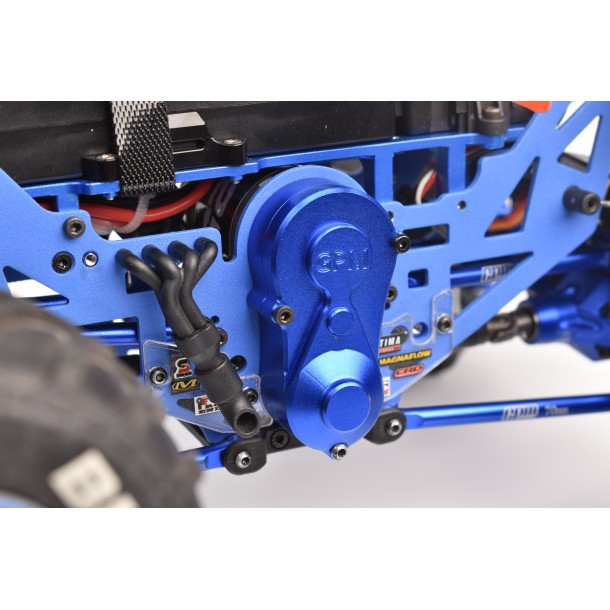 ALUMINUM 7075 CENTER GEAR BOX HOUSING SET WITH COVERS FOR LOSI 1/18 Mini LMT Megalodon 2S