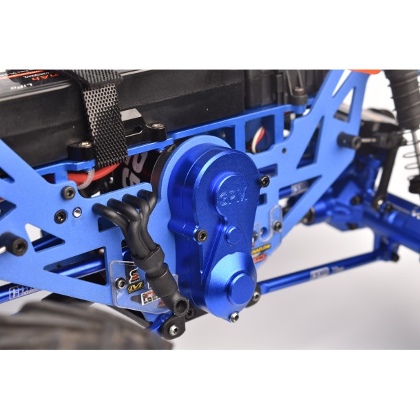 ALUMINUM 7075 CENTER GEAR BOX HOUSING SET WITH COVERS FOR LOSI 1/18 Mini LMT Megalodon 2S
