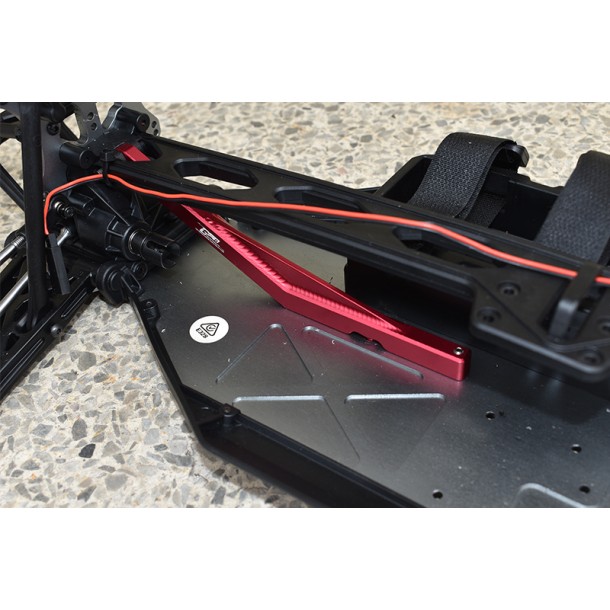 ALUMINUM REAR CHASSIS BRACE FOR LOSI 1/10 LASERNUT TENACITY ULTRA 4