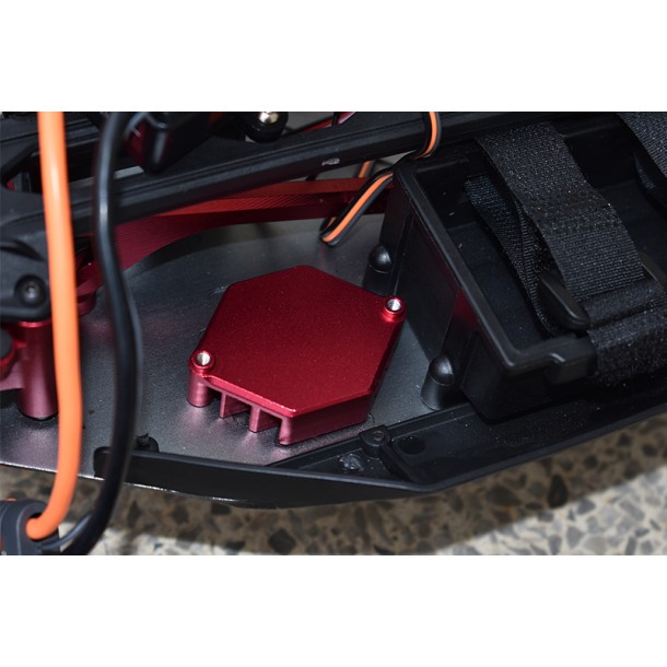 ALUMINUM ELECTRIC CONTROL MOUNT WITH HEAT SINK FOR LOSI 1/10 LASERNUT TENACITY ULTRA 4 / TENACITY DB PRO