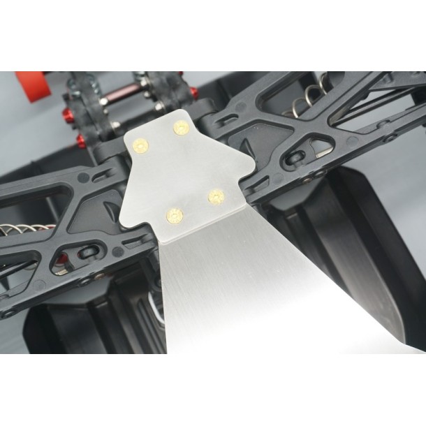 STAINLESS STEEL MAIN CHASSIS WITH BUMPER (HOLLOW VERSION) FOR ARRMA 1/8 KRATON EXTREME BASH