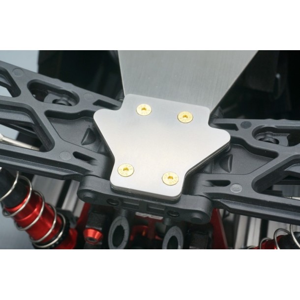 STAINLESS STEEL MAIN CHASSIS WITH BUMPER (HOLLOW VERSION) FOR ARRMA 1/8 KRATON EXTREME BASH