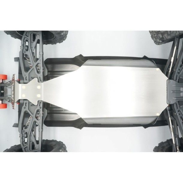 STAINLESS STEEL MAIN CHASSIS WITH BUMPER (HOLLOW VERSION) FOR ARRMA 1/8 KRATON EXTREME BASH