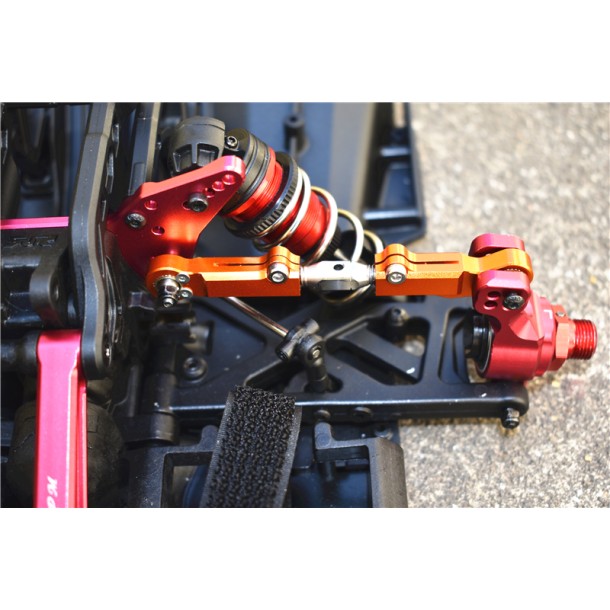 ALUMINUM+STAINLESS STEEL REAR UPPER ARM TIE ROD FOR ARRMA 1/7 INFRACTION 6S / LIMITLESS V2 
