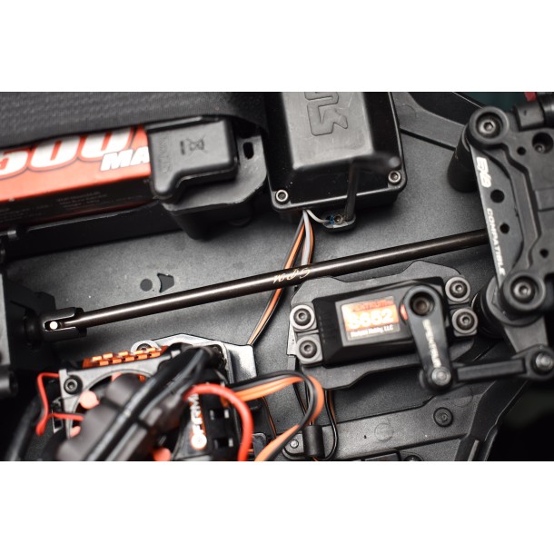 CARBON STEEL DOGBONE FOR ARRMA 1/7 FIRETEAM BIG ROCK 6S