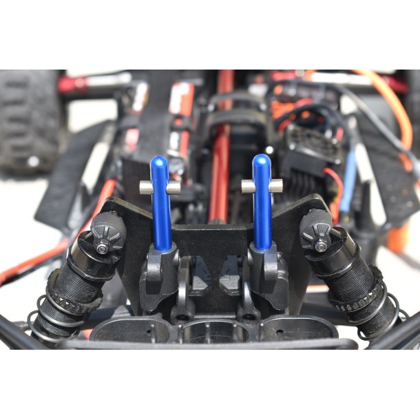 ALUMINUM+STAINLESS STEEL FRONT+REAR BODY POST FOR ARRMA 1/7 FIRETEAM 6S