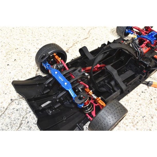 ALUMINUM FRONT/REAR BODY POST STABILIZER FOR ARRMA 1/7 INFRACTION 6S