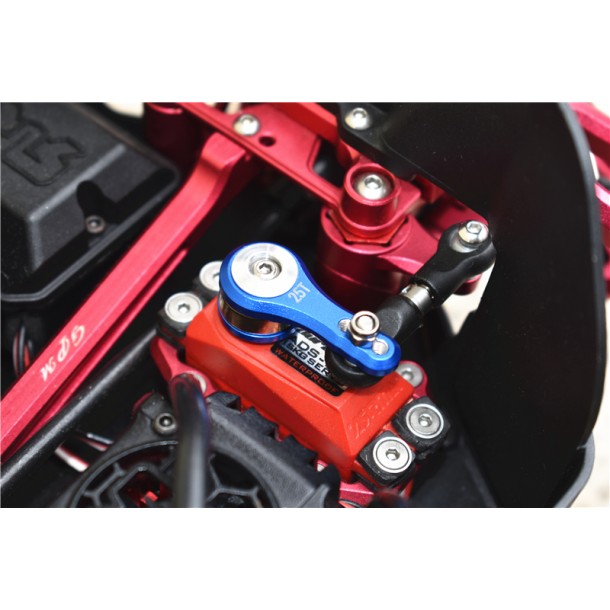 ALUMINUM 25T SERVO HORN W. BUILT-IN SPRING (3 POSITIONING HOLES) FOR ARRMA 1/8 KRATON / INFRACTION / OUTCAST / TYPHON / LIMITLESS / TALION / NOTORIOUS 6S 