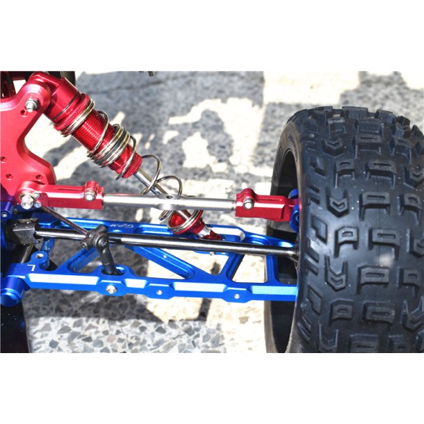 ALUMINUM+STAINLESS STEEL REAR UPPER ARM TIE ROD FOR ARRMA 1/8 KRATON / OUTCAST / NOTORIOUS / FIRETEAM / BIG ROCK 6S