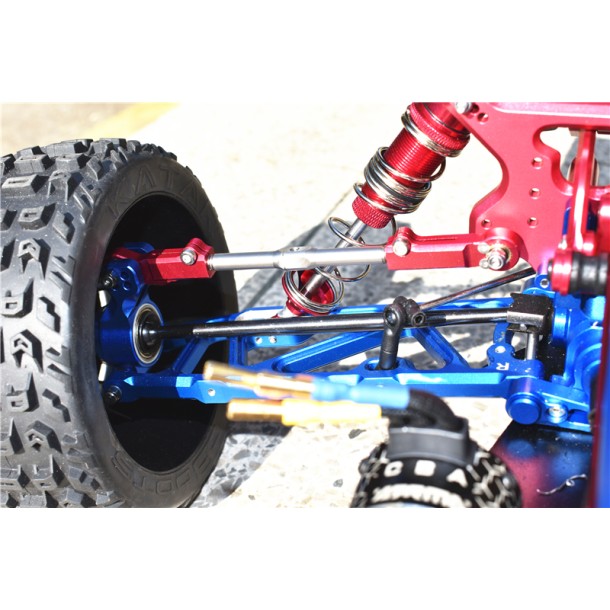 ALUMINUM+STAINLESS STEEL REAR UPPER ARM TIE ROD FOR ARRMA 1/8 KRATON / OUTCAST / NOTORIOUS / FIRETEAM / BIG ROCK 6S