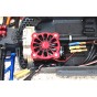 ALUMINUM MOTOR HEATSINK WITH COOLING FAN FOR ARRMA 1/10 KRATON 4X4 4S / SENTON / VORTEKS / VENDETTA / BIG ROCK V3 / OUTCAST V2