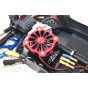 ALUMINUM MOTOR HEATSINK WITH COOLING FAN FOR ARRMA 1/10 KRATON 4X4 4S / SENTON / VORTEKS / VENDETTA / BIG ROCK V3 / OUTCAST V2