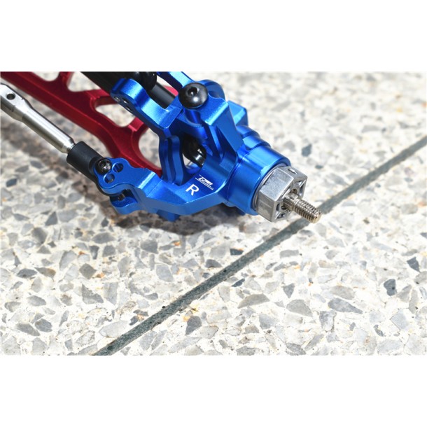 ALUMINUM FRONT KNUCKLE ARMS FOR ARRMA 1/10 KRATON 4X4 4S / OUTCAST V2