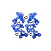ALUMINUM FRONT C-HUBS & FRONT+REAR KNUCKLE ARMS FOR ARRMA 1/10 KRATON 4X4 4S BLX