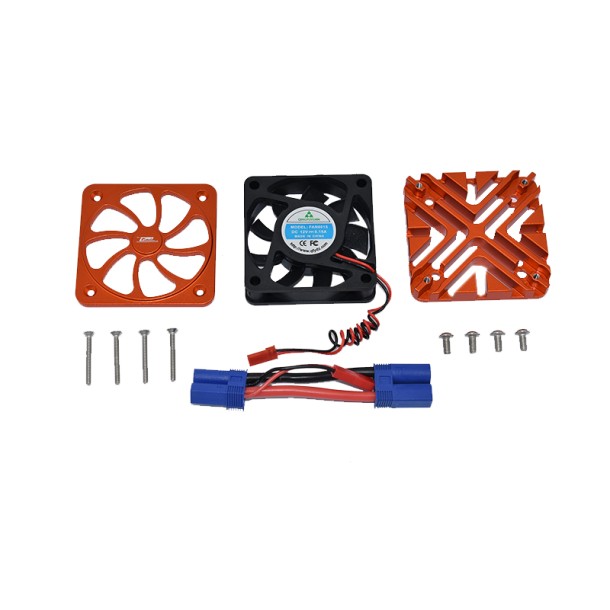 ALUMINUM MOTOR HEATSINK WITH COOLING FAN FOR ARRMA 1/5 KRATON OUTCAST 8S