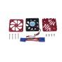 ALUMINUM MOTOR HEATSINK WITH COOLING FAN FOR ARRMA 1/5 KRATON OUTCAST 8S