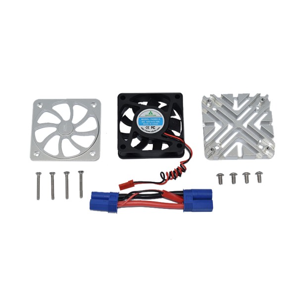 ALUMINUM MOTOR HEATSINK WITH COOLING FAN FOR ARRMA 1/5 KRATON OUTCAST 8S