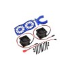 ALUMINUM 7075-T6 MOTOR HEATSINK WITH DUAL COOLING FAN AND ADJUSTABLE MOUNT FOR ARRMA 1/5 KRATON OUTCAST 8S / X-MAXX / XO-01