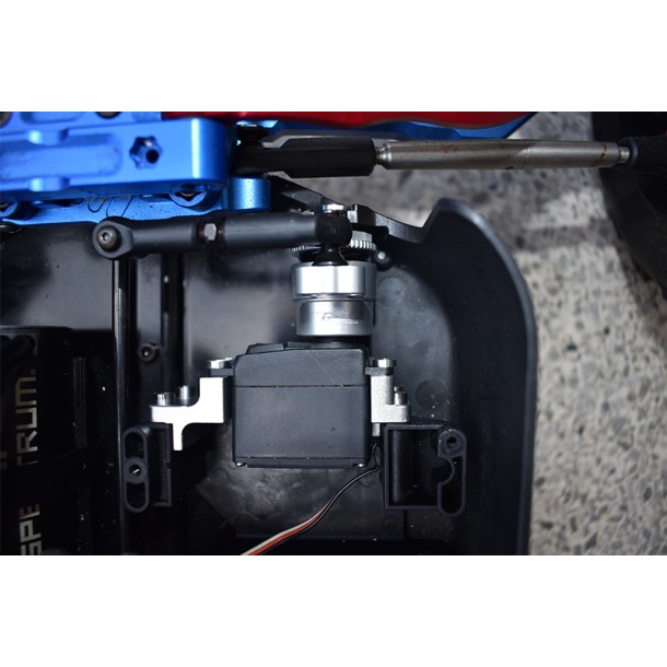 ALUMINUM SERVO MOUNT+25T ALUMINUM SERVO HORN WITH BUILT-IN SPRING FOR ARRMA 1/5 KRATON OUTCAST 8S