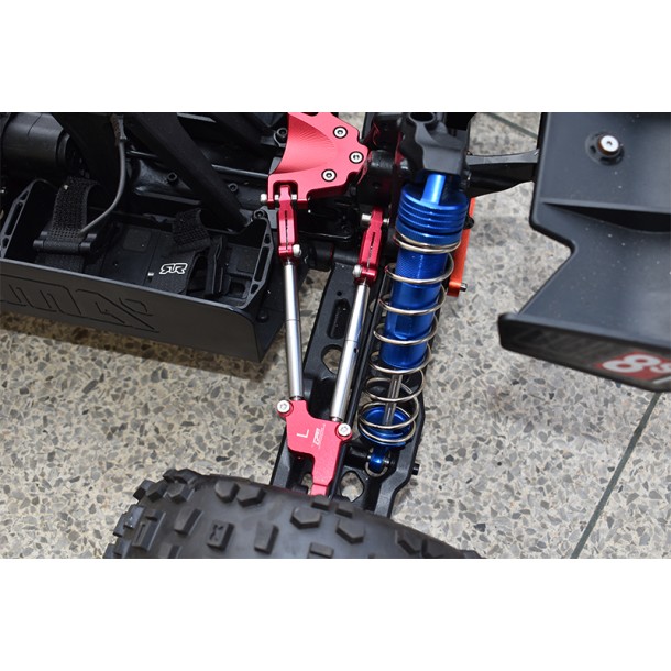 ALUMINUM REAR TIE RODS WITH STABILIZER FOR ARRMA 1/5 KRATON OUTCAST 8S