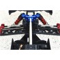 STAINLESS STEEL ADJUSTABLE FRONT STEERING & REAR UPPER ARM TIE ROD (NO BALL ENDS) FOR ARRMA 1/5 KRATON OUTCAST 8S