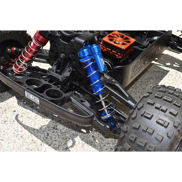 ALUMINUM FRONT L-SHAPE PIGGY BACK SPRING DAMPERS 177MM FOR ARRMA 1/5 KRATON 8S