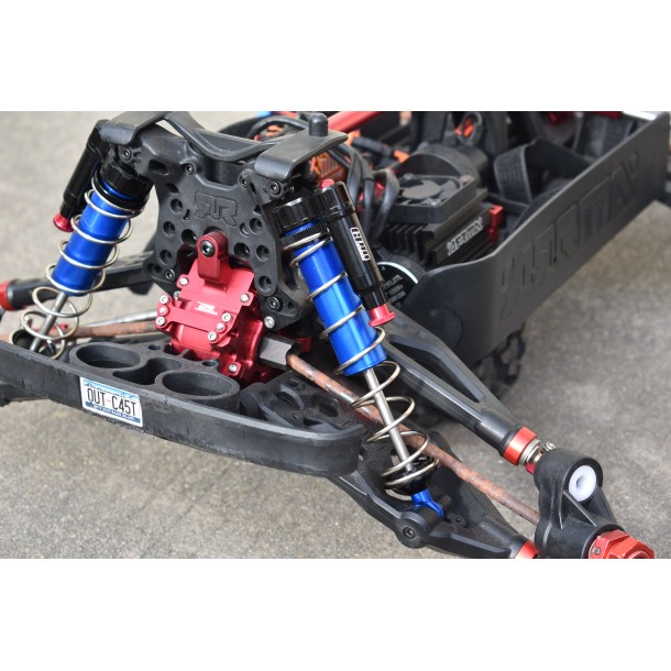 ALUMINUM 6061-T6 FRONT L-SHAPE PIGGY BACK (BUILT-IN PISTON SPRING) ADJUSTABLE SPRING DAMPERS 177MM FOR ARRMA 1/5 KRATON 8S