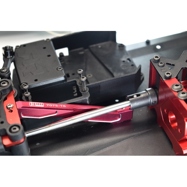 ALUMINUM 7075-T6 FRONT+REAR CHASSIS BRACE FOR ARRMA 1/7 LIMITLESS V2