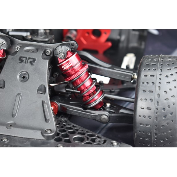 ALUMINUM 6061-T6 FRONT ADJUSTABLE SPRING DAMPERS 78MM WITH 6MM SHAFT FOR ARRMA 1/7 LIMITLESS V2 / INFRACTION / FELONY 6S