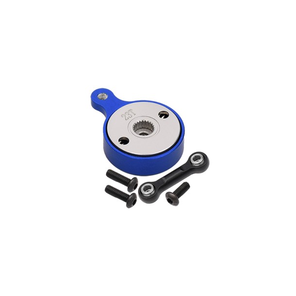 ALUMINUM 7075 DIRECT MOUNT SERVO SAVER (23T SPLINE) WITH FIX LINK FOR ARRMA 1/8 MOJAVE 4S / 1/10 VORTEKS / SENTON / BIG ROCK / OUTCAST / GRANITE / KRATON / 1/8 VENDETTA / INFRACTION / TYPHON 3S V3 