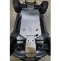STAINLESS STEEL MAIN CHASSIS WITH BUMPER (HOLLOW VERSION) FOR ARRMA 1/10 SENTON 4X4 V3 3S BLX