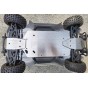 STAINLESS STEEL MAIN CHASSIS WITH BUMPER (HOLLOW VERSION) FOR ARRMA 1/10 SENTON 4X4 V3 3S BLX
