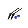 4140 MEDIUM CARBON STEEL REAR CVD DRIVE SHAFTS (40MM) WITH 7075 ALLOY WHEEL HEX FOR ARRMA 1/16 MOJAVE GROM
