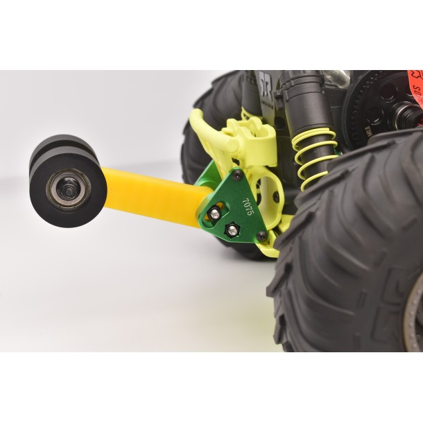 SPECIAL MATERIAL REAR WING MOUNT WITH WHEELIE SET FOR ARRMA 1/10 GORGON 4X2 MEGA 550