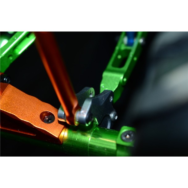 ALUMINIUM FRONT/REAR GEAR BOX COMPONENTS (FOR YETI, SMT10 MONSTER JAM AX90055)--MJ008