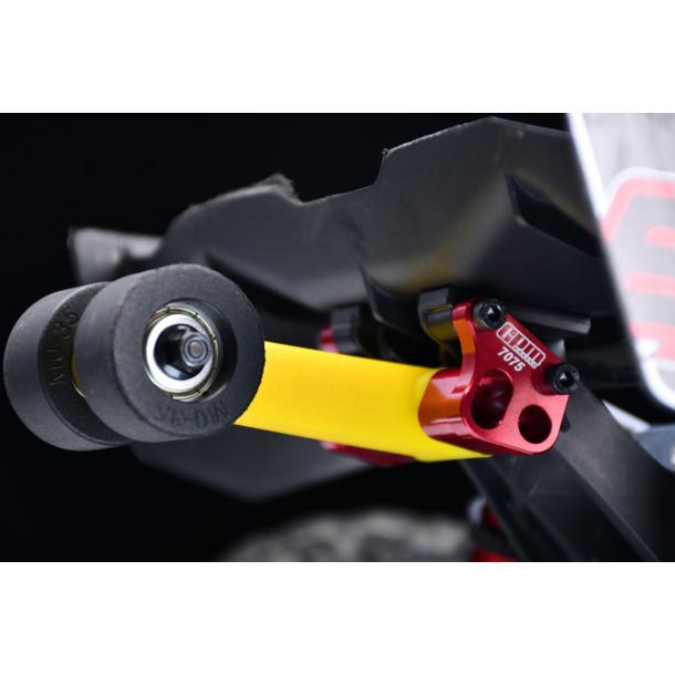 SPECIAL MATERIAL REAR WING MOUNT WITH WHEELIE SET FOR ARRMA 1/8 KRATON 6S EXB V6 / NOTORIOUS V6