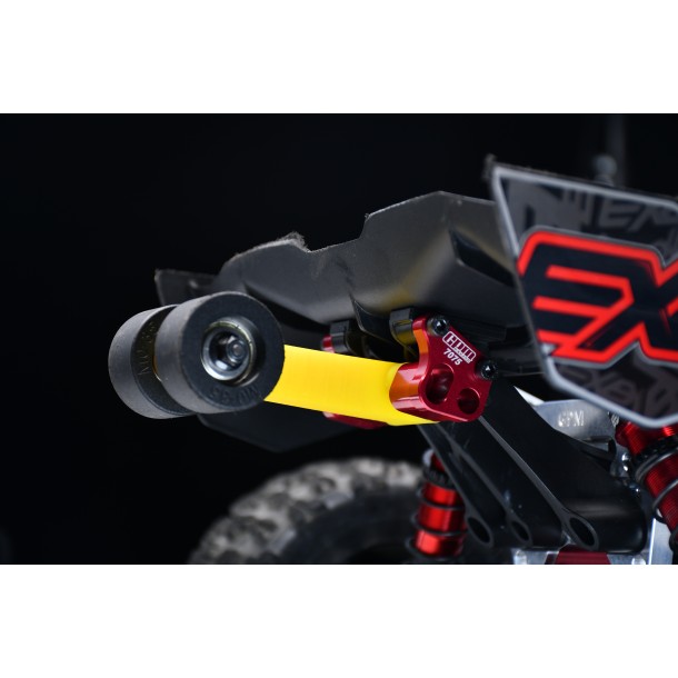 SPECIAL MATERIAL REAR WING MOUNT WITH WHEELIE SET FOR ARRMA 1/8 KRATON 6S EXB V6 / NOTORIOUS V6