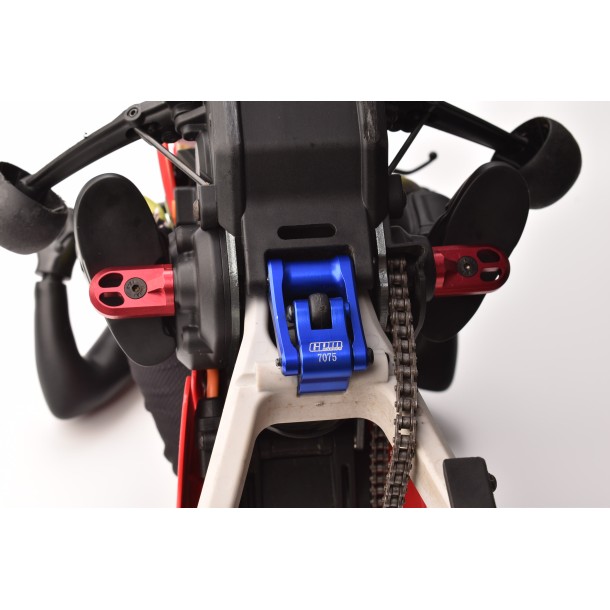 ALUMINUM 7075-T6 ALUMINUM KNUCKLE & PULL ROD (LARGER INNER BEARINGS) FOR LOSI 1/4 PROMOTO MX SM MOTORCYCLE