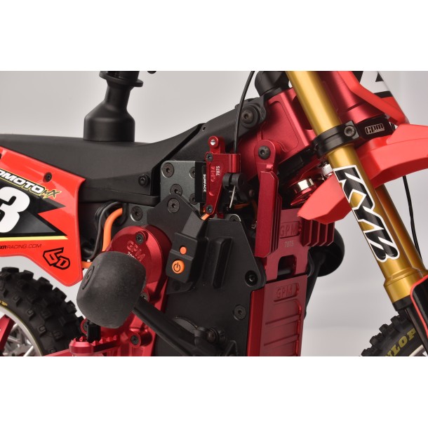 ALUMINUM 7075 ELECTRONIC MOUNT SET FOR LOSI 1/4 PROMOTO MX SM MOTORCYCLE