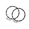 ALUMINUM 7075 REAR WHEEL REINFORCEMENT RINGS SET FOR FOR LOSI 1/4 PROMOTO MX MOTORCYCLE
