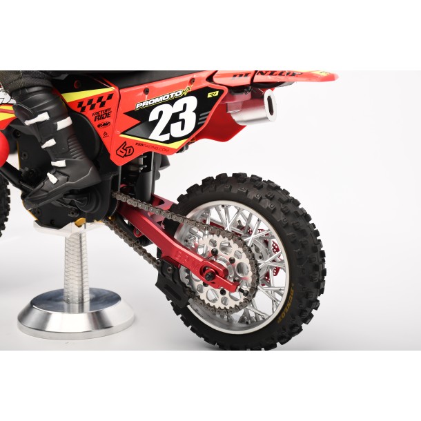7075 ALLOY CHAIN TENSION REAR SWING ARM (LARGER INNER BEARINGS) FOR LOSI 1/4 PROMOTO MX MOTORCYCLE